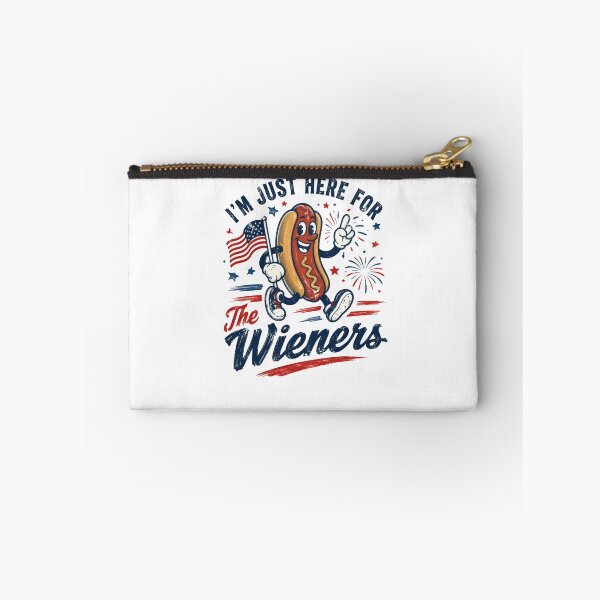 Item preview, I'm Just Here For The Wieners 4th Of July Patriot Hot Dog Grilling designed and sold by RetroMini2026.