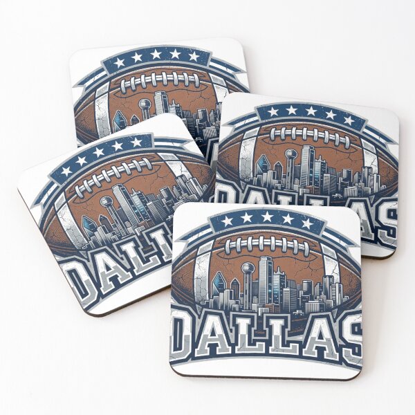 Item preview, Dallas Skyline Football Patch - Texas Sports Urban Design designed and sold by ShirtsUp-Lane.