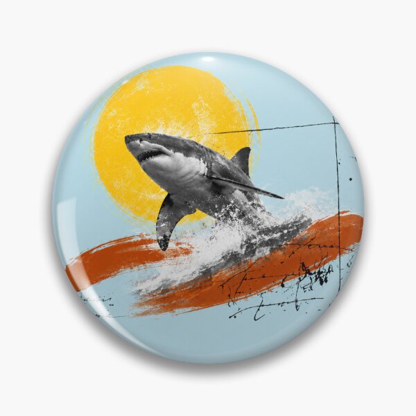 Item preview, Shark Sun Splash Collage designed and sold by tmoca.
