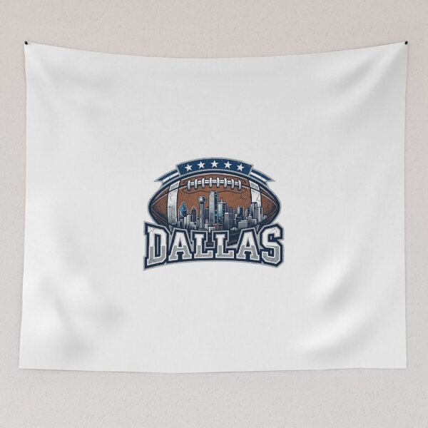 Item preview, Dallas Skyline Football Patch - Texas Sports Urban Design designed and sold by ShirtsUp-Lane.