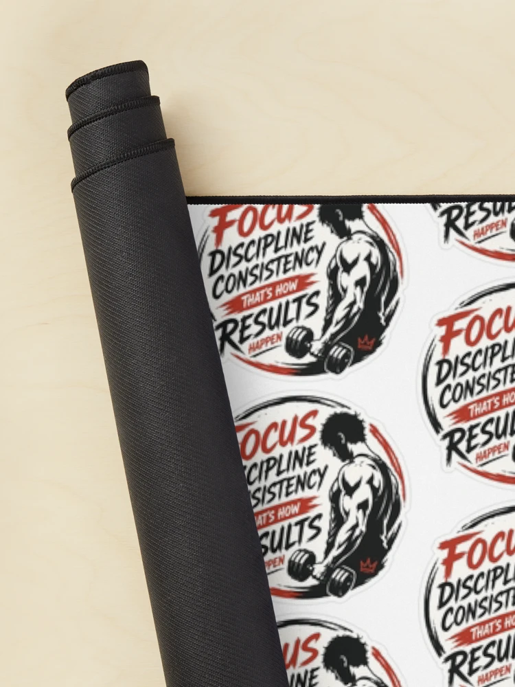 Thumbnail 2 of 5, Mouse Pad, Gym designed and sold by YogiCodeLab.