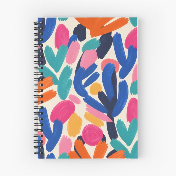 Item preview, Bold Fauvism Inspired Pattern | Vibrant Pink Blue Floral Seamless Repeat designed and sold by Midnight Veil Designs.