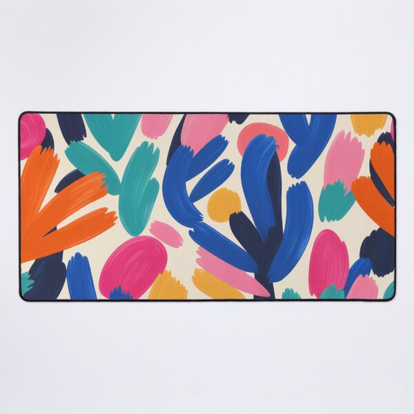 Item preview, Bold Fauvism Inspired Pattern | Vibrant Pink Blue Floral Seamless Repeat designed and sold by Midnight Veil Designs.