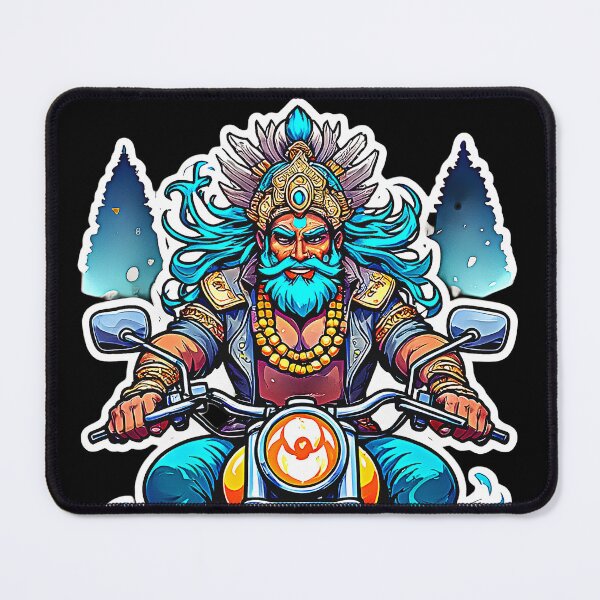 Item preview, Mythic Biker King Motorcycle Warrior designed and sold by Neer arts.