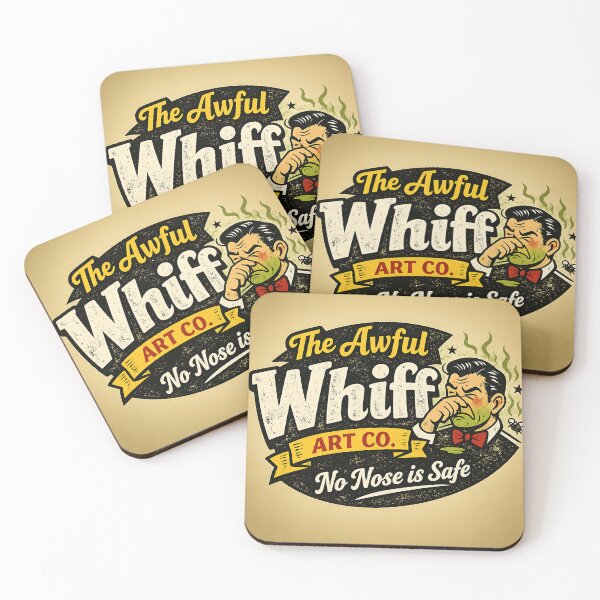 Item preview, Awful Whiff Art Co Logo | No Nose Is Safe Humorous Brand Design designed and sold by Awful Whiff Art Co.