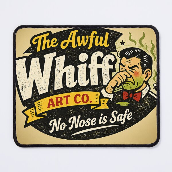 Item preview, Awful Whiff Art Co Logo | No Nose Is Safe Humorous Brand Design designed and sold by Awful Whiff Art Co.