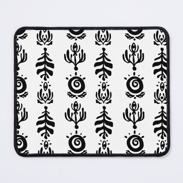 Item preview, ethnic motifs: stylized suns with spirals and floral silhouettes designed and sold by NaumStock.