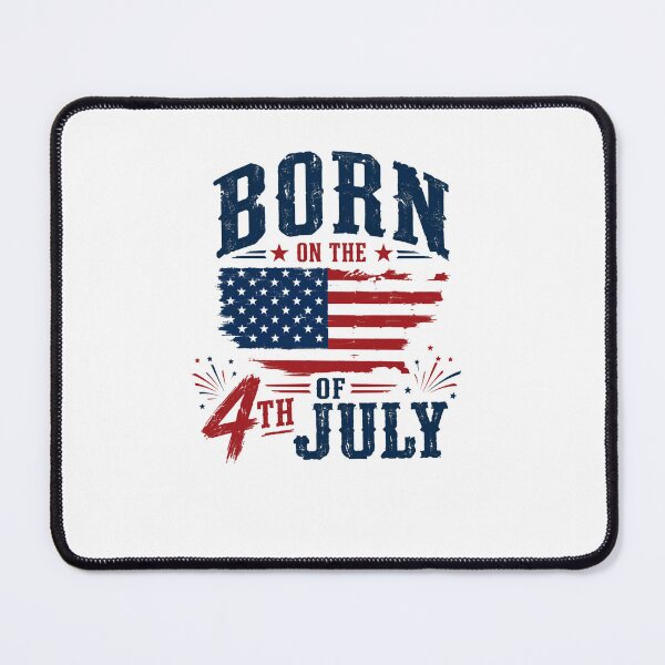 Item preview, Born On The 4th Of July American Patriot Independence Day Birthday designed and sold by RetroMini2026.