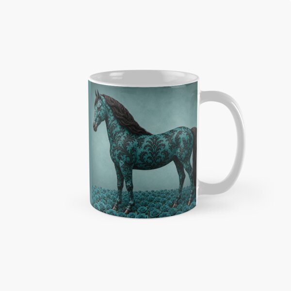 Item preview, Teal & Black Baroque Horse designed and sold by DesignsByPrnces.