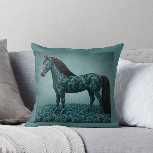 Item preview, Teal & Black Baroque Horse designed and sold by DesignsByPrnces.