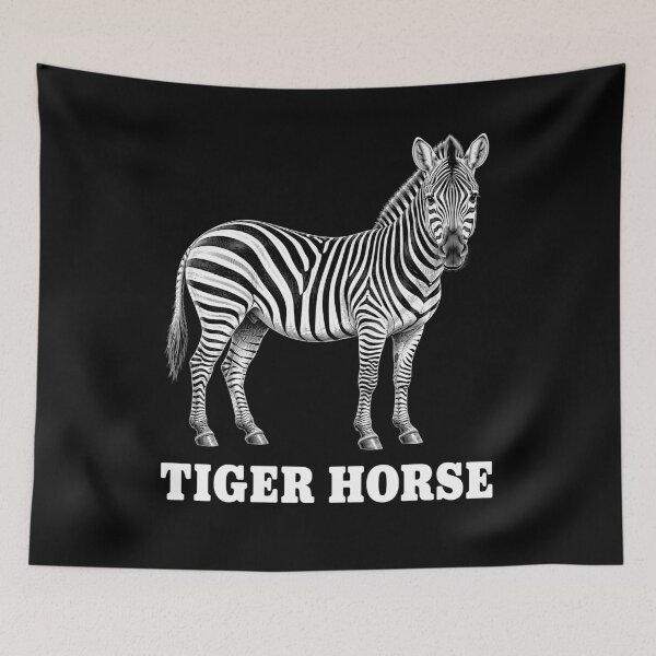 Item preview, Tiger Horse Zebra Mislabel Humor designed and sold by Victor Shadehorn.
