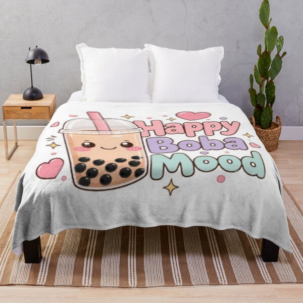 Item preview, Happy Boba Mood Kawaii Sticker designed and sold by Stylestickers55.