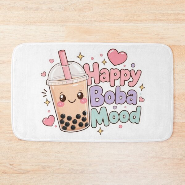 Item preview, Happy Boba Mood Kawaii Sticker designed and sold by Stylestickers55.