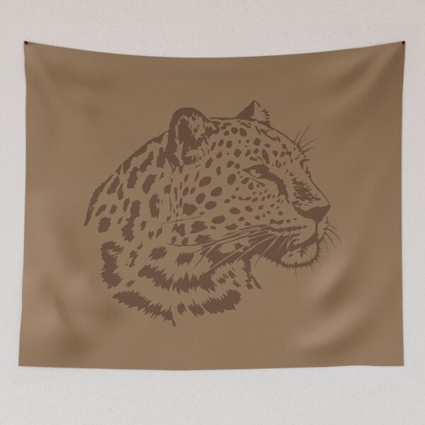 Item preview, Leopard head - AA0182C designed and sold by LionsHut.