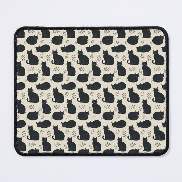 Item preview, Black Cat Seamless Pattern Sleeping and Sitting designed and sold by Pioneer Spirit Market.