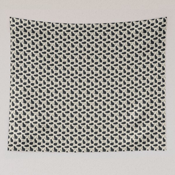 Item preview, Black Cat Seamless Pattern Sleeping and Sitting designed and sold by Pioneer Spirit Market.