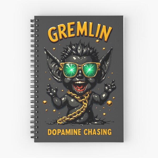 Item preview, Gremoji Society -Dopamine Gremlin | ADHD Reward Chaser_01 designed and sold by Shift-Bloom.