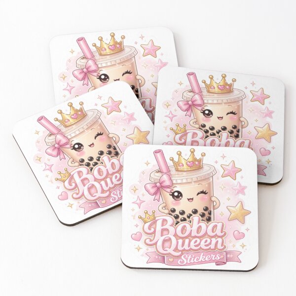 Item preview, Boba Queen Kawaii Sticker designed and sold by Stylestickers55.