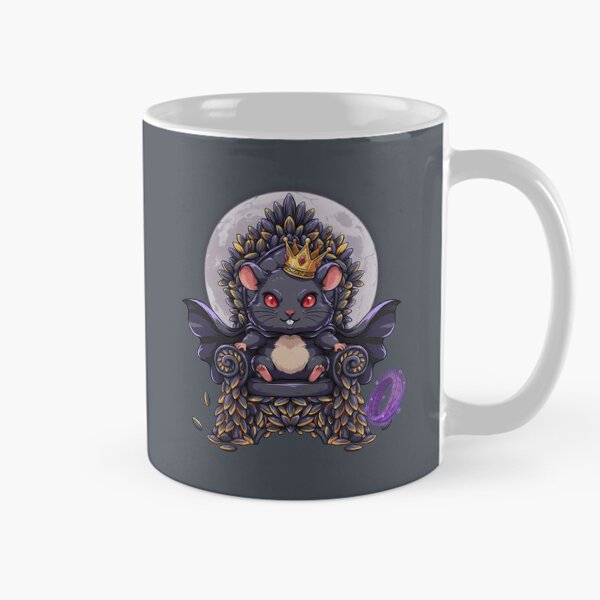 Item preview, Evil Hamster King on the Dark Throne designed and sold by ArcticFoxStudio.