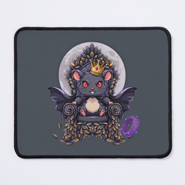 Item preview, Evil Hamster King on the Dark Throne designed and sold by ArcticFoxStudio.