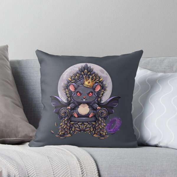 Item preview, Evil Hamster King on the Dark Throne designed and sold by ArcticFoxStudio.