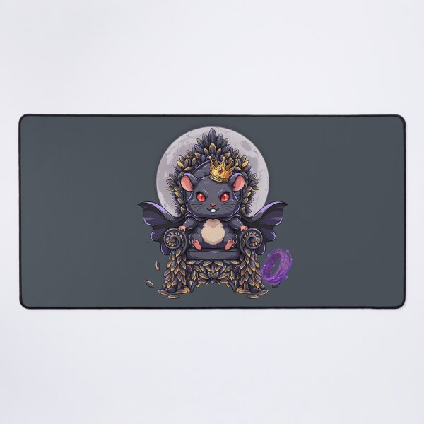 Item preview, Evil Hamster King on the Dark Throne designed and sold by ArcticFoxStudio.