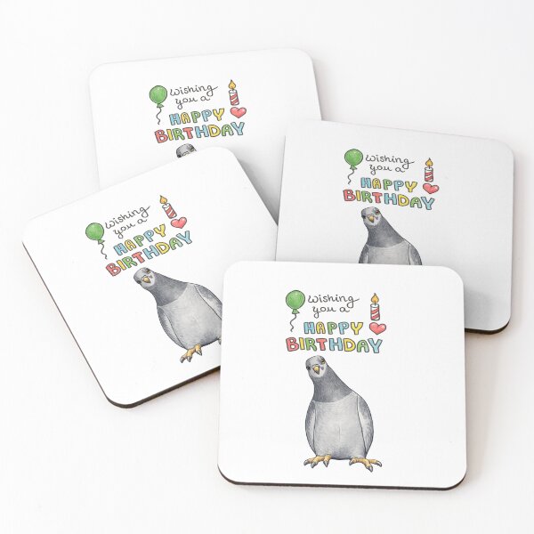 Item preview, Cute Pigeon Celebration Design designed and sold by pigeonlovrs.