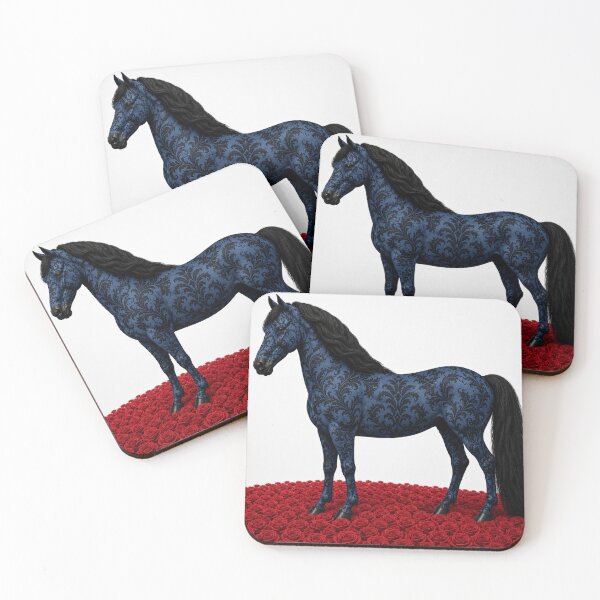 Item preview, Navy Blue & Black Baroque Horse designed and sold by DesignsByPrnces.