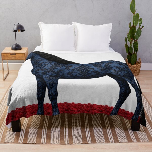 Item preview, Navy Blue & Black Baroque Horse designed and sold by DesignsByPrnces.