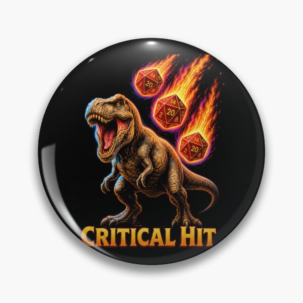 Item preview, Critical Hit Dinosaur RPG Extinction Design designed and sold by Victor Shadehorn.