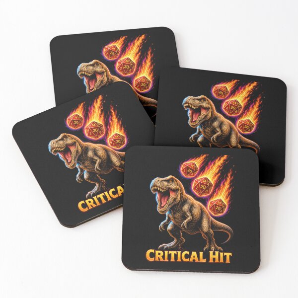 Item preview, Critical Hit Dinosaur RPG Extinction Design designed and sold by Victor Shadehorn.