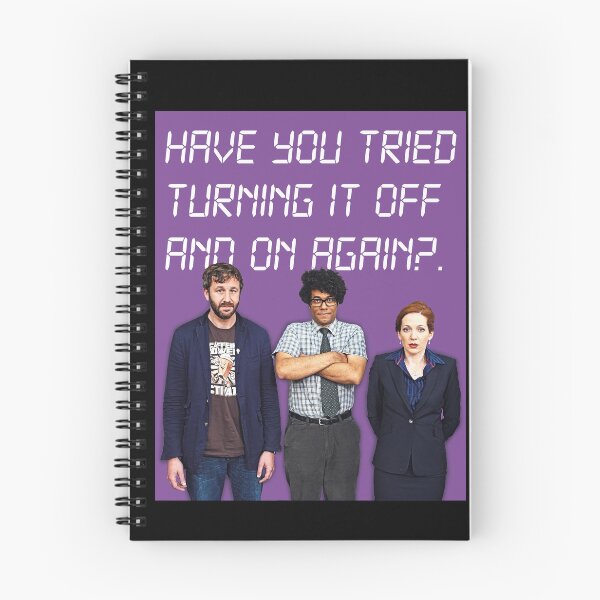 Item preview, IT Crowd: Have You Tried Turning it Off and On Again? designed and sold by pink-beagle.
