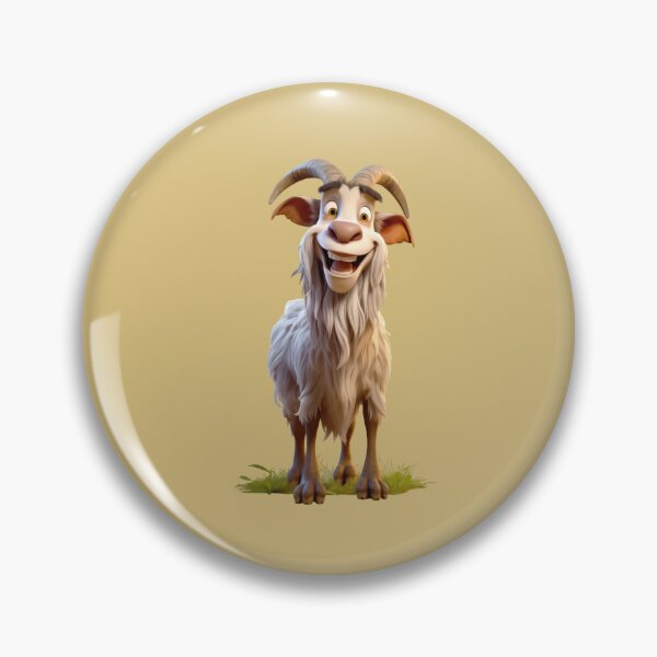Item preview, Happy Billy Goat, Adorable 3D Farm Character designed and sold by helgekerler.