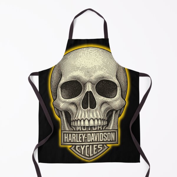 Item preview, Vintage Skull Harley Motorcycle Emblem designed and sold by mnurkowski.