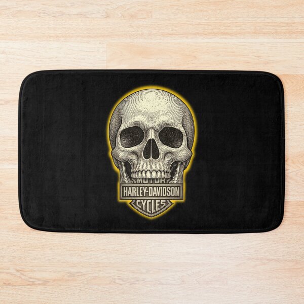 Item preview, Vintage Skull Harley Motorcycle Emblem designed and sold by mnurkowski.