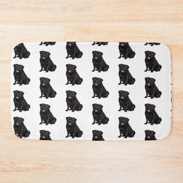 Item preview, Black Pug dog designed and sold by BackgroundND.