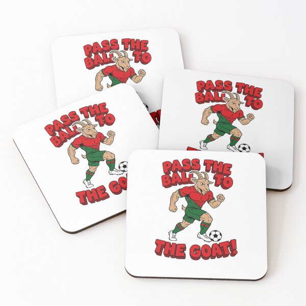 Item preview, Pass The Ball To The Goat Portugal Soccer Graphic — Funny GOAT Soccer Fan Humor designed and sold by SkTee2k.