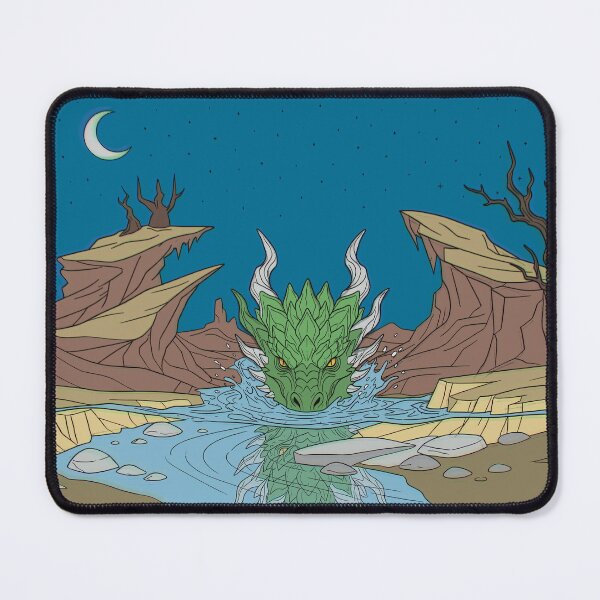 Item preview, Lurking Night Dragon - Serene Swamp Guardian designed and sold by Hedon77.