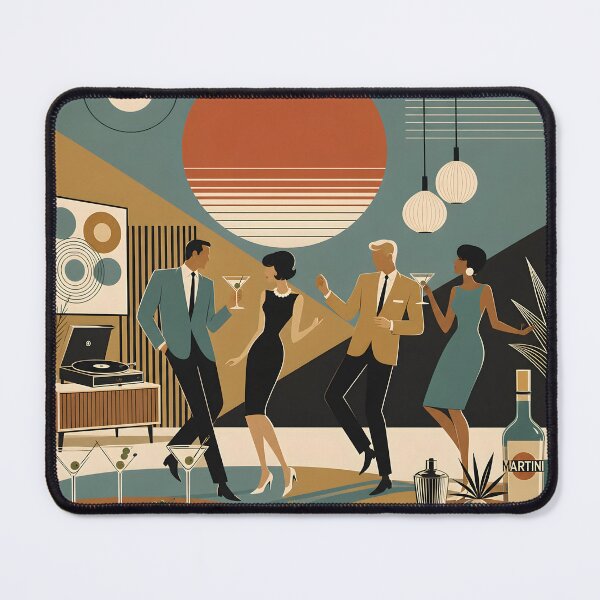 Item preview, Mid Century California Vibes Martini Party designed and sold by Lee Hiller Designs.