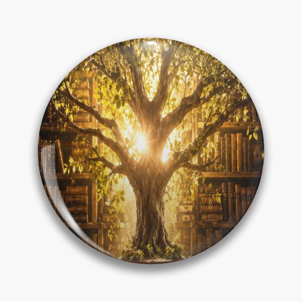 Item preview, Enchanted Library Tree | Magical Book Tree Illustration designed and sold by BHOWMIK STORE.