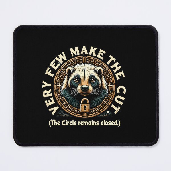 Item preview, Very Few Make The Cut Funny Badger T-Shirt Design designed and sold by artlife4.