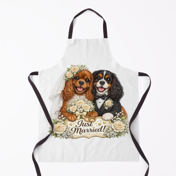Item preview, Just married Ruby/Tri Cavaliers designed and sold by SpottyRainbow.