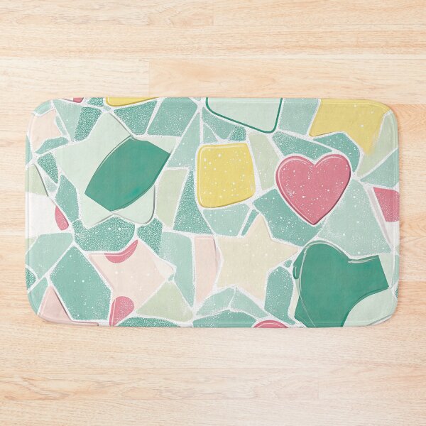 Item preview, Pastel Mosaic Hearts and Stars designed and sold by Szpaku desart .