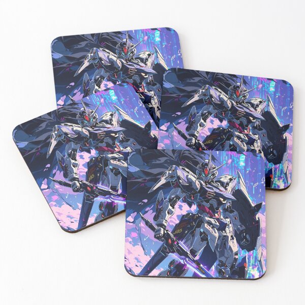 Item preview, Cyber Mecha Warrior Art Print | Neon Gundam Style Anime Robot Sci-Fi Aesthetic Poster designed and sold by Dyan4.