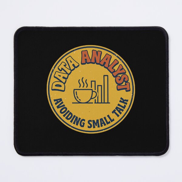 Item preview, Data Analyst Avoiding Small Talk Funny Retro Tech Humor designed and sold by VinsendDraconi.