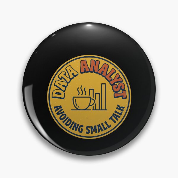 Item preview, Data Analyst Avoiding Small Talk Funny Retro Tech Humor designed and sold by VinsendDraconi.