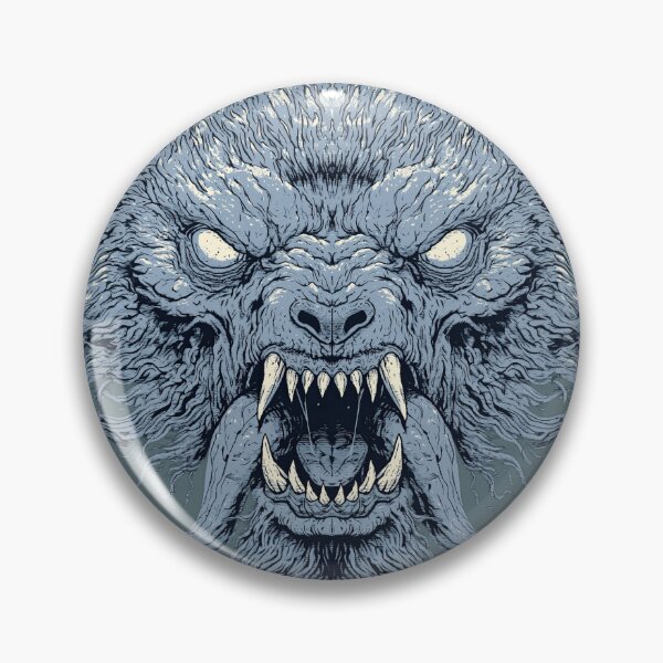Item preview, White Wolf Demon Graphic Tee designed and sold by folskullyz.