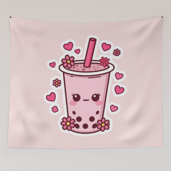 Item preview, Bubble Tea Lover Kawaii Sticker designed and sold by Stylestickers55.