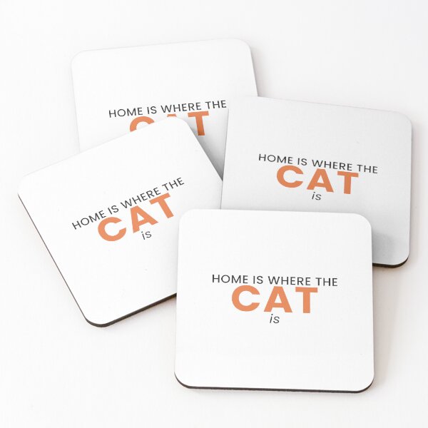 Item preview, Home Is Where The Cat Is Funny Cat Lover Tee designed and sold by 7Four1 Designs.