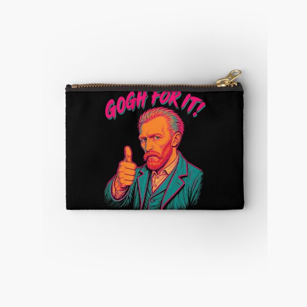 Item preview, Gogh For It Neon Artist Pun designed and sold by Victor Shadehorn.